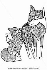 Coloring Loa Castle Adult Young Designlooter Doodle Zentangle Ethnic Ornamental Patterned Drawn Fox Child Pattern Hand Print Style Size sketch template