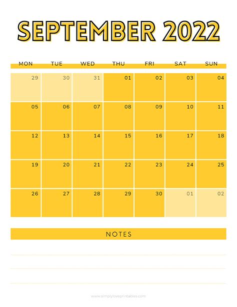 september  calendar printables simply love printables