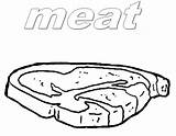 Meat Getdrawings sketch template