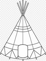 Sioux Pee Tee Tipi Template sketch template