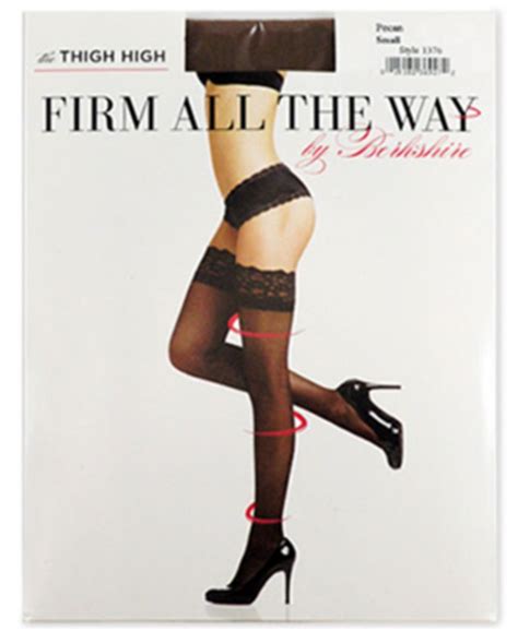 berkshire shaping firm all the way sheer thigh highs hosiery 1376 macy s