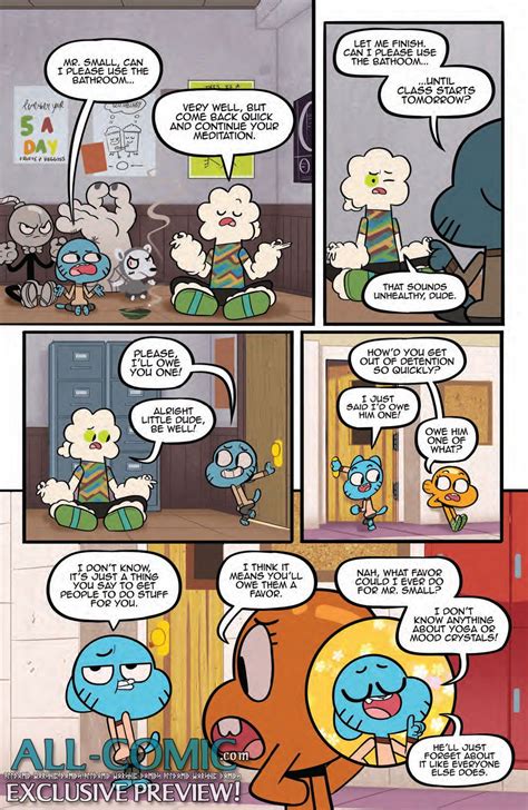 exclusive preview the amazing world of gumball 7 the