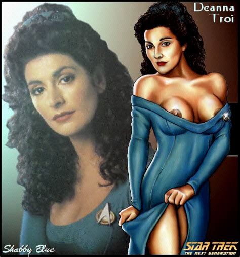 Rule 34 Deanna Troi Shabby Blue Star Trek Star Trek The