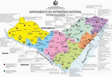 Mapa Do Estado De Alagoas Mapa Mapa Brasil Geografia