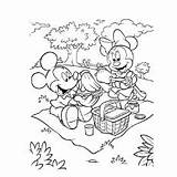 Mouse Minnie Coloring Pages Mickey Picnic Cute Baby Duck Daisy Pdf Printable Print Drawing Sketch Scene Top Color Getdrawings Teddy sketch template