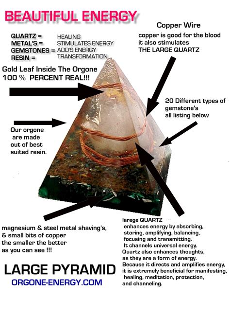 Orgone Pyramid Crystal Orgone Pyramid Big Orgone Energy Crystal