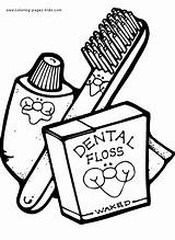 Dental Coloring Pages Health Kids Toothpaste Hygiene Clipart Toothbrush People Drawing Color Floss Clip Family Jobs Printable Cliparts Kit Preschool sketch template