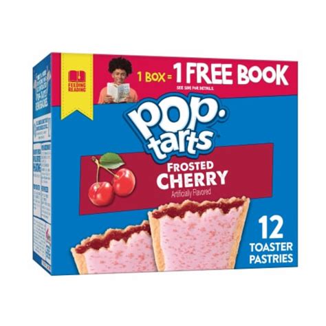 kellogg s pop tarts breakfast frosted cherry toaster pastries 12 ct