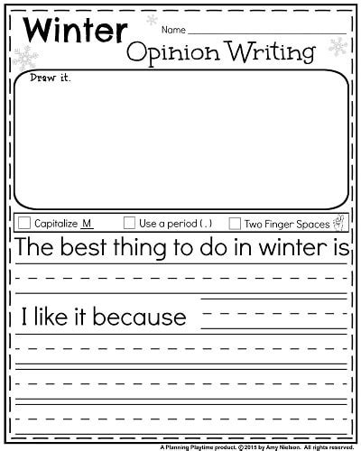 january kindergarten worksheets