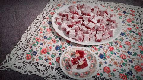 Lokum Turkish Delight Recipe Türkisches Lokum Lokum Tatifi Youtube