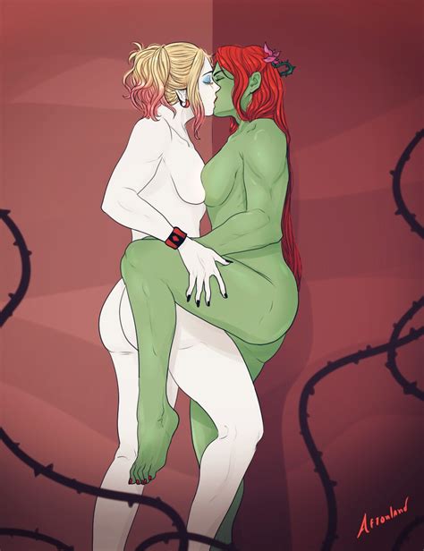 Rule 34 Aftonland Dc Dc Comics Harley Quinn Poison Ivy Tagmernyuri