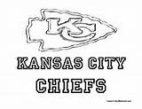 Chiefs Kansas City Coloring Pages Football Sports Nfl Teams Template Colormegood sketch template