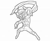 Capcom Marvel Vs Viewtiful Joe Abilities Coloring Pages Characters Yumiko Fujiwara sketch template