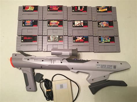 complete snes super scope collection gamecollecting