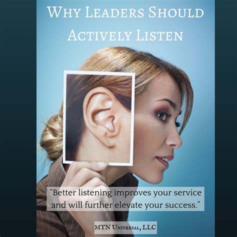 leaders  actively listen mtn universal