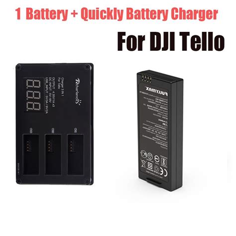 dji tello battery quickly charging charger  pcs lipo tello flight battery  hub tello