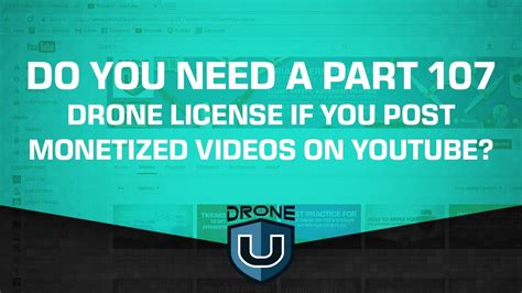 part  drone license   post monetized   youtube youtube
