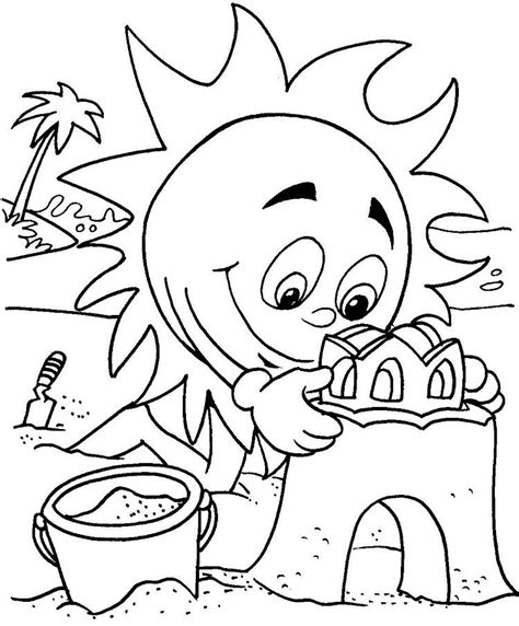 summer break coloring pages summer coloring pages preschool coloring