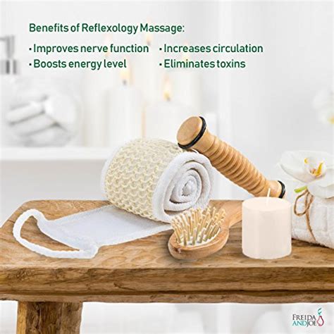 Wooden Massage And Reflexology Kit For Women At Home Spa Kit For All
