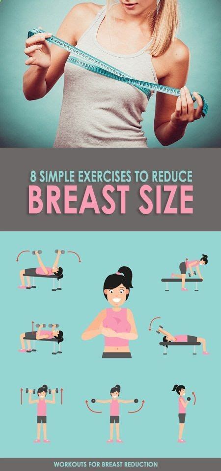 8 Simple Exercises To Reduce Breast Size Boob Workout Easy Workouts