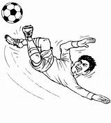 Soccer Coloring Pages Player Cup Kids Color Print Football Kick Printable Number Mandala Sports Gif sketch template