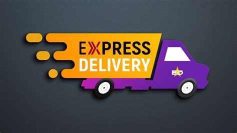 express delivery logo design psd graphicsfamily