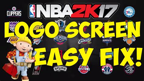 Nba 2k17 Quick And Easy Logo Freeze Fix Youtube