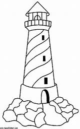 Vuurtoren Kleurplaten Leuchtturm Lighthouse Kleurplaat Wilmont Tekening Vervoer Erwachsene Colouring Uitprinten Downloaden sketch template