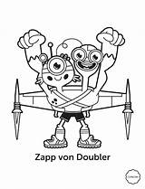 Gonoodle Champ Zapp Doubler Noodle Champs sketch template