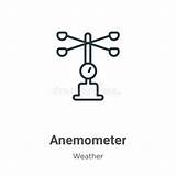 Anemometer Thin Engraving Ink sketch template