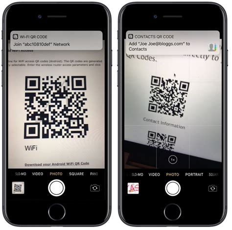 iphone  scan qr codes   camera app  ios  aivanet