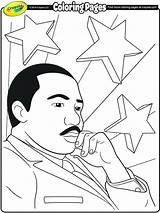 Luther Martin King Coloring Jr Pages Printable Color Getcolorings Print sketch template