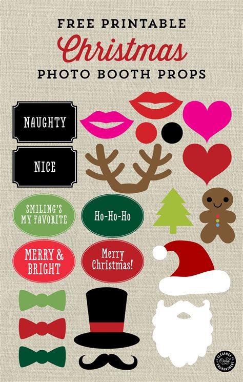 printable christmas party signs