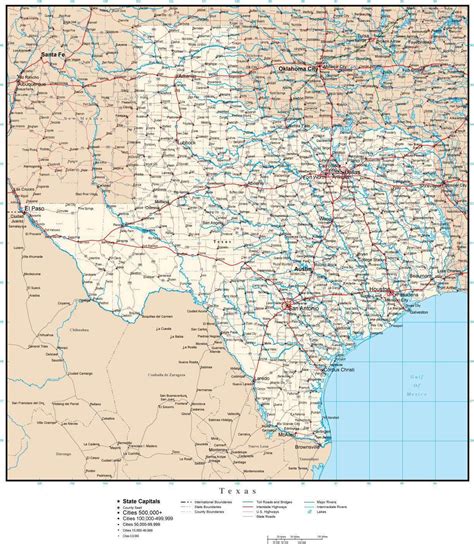 texas map  adobe illustrator vector format map resources