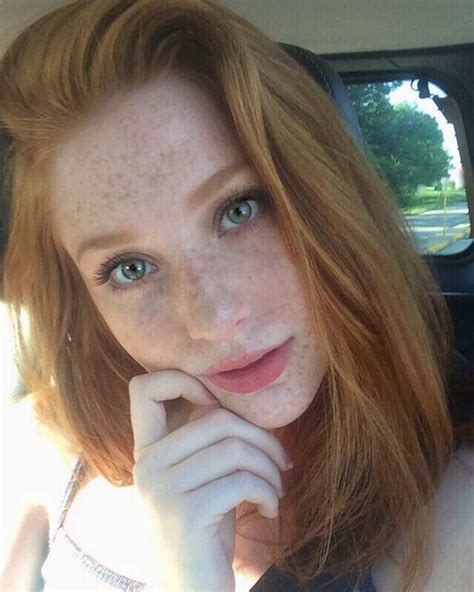 Plain Look Red Hair Woman Beautiful Freckles Red Hair