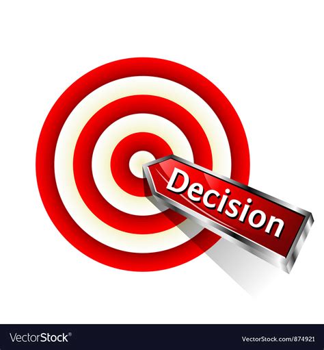 concept decision icon royalty  vector image