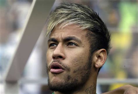 neymar bold haircut for the 2014 fifa world cup neymar jr brazil