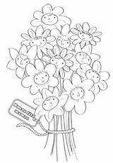 Mothering Mothers Colouring Momes Maman sketch template