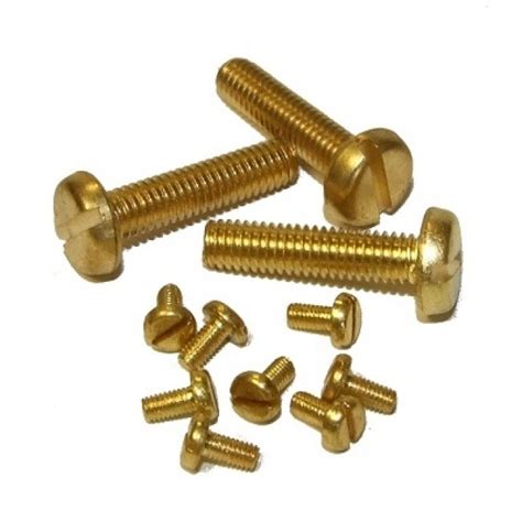 M4 X 10mm Brass Pan Head Screw