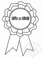 Girl Its Rosette sketch template