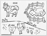 Farm Coloring Pages Animals Animal Drawing Macdonald Old Had Printable Scene Sheet Realistic Preschool Preschoolers Colouring Barn Color Desert Ecosystem sketch template