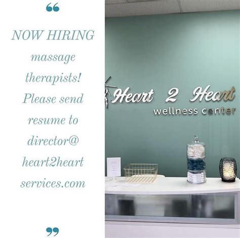 We Are In Need Of An Excellent Massage Heart 2 Heart Wellness