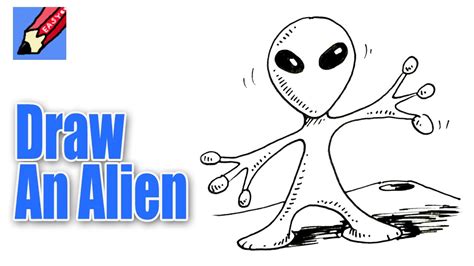 draw  alien real easy youtube