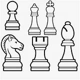 Alfil Ajedrez Para Chess Colorear Pieces Coloring Childrencoloring Pages sketch template