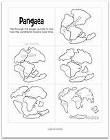 Pangea Drift Tectonic Layers Tectonics Worksheet Flip Continents Plates Blank Continentes Geschichte Geologia Tierra Continenti Ciencias Geografía Mapas Geography Mapamundi sketch template