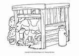 Cow Shelter Calf Activityvillage Cows Printables sketch template