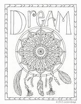 Dream Coloring Pages Catcher Color Etsy Adult Sheets Pdf Printable Kids Clothes Choose Board sketch template