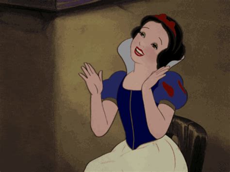 clapping snow white s find and share on giphy