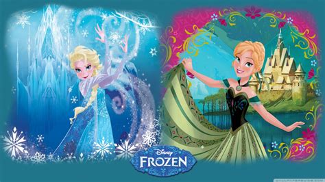 disney s frozen sisters anna and elsa ultra hd desktop background wallpaper for 4k uhd tv