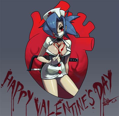 skullgirls introduces deadly ninja nurse valentine